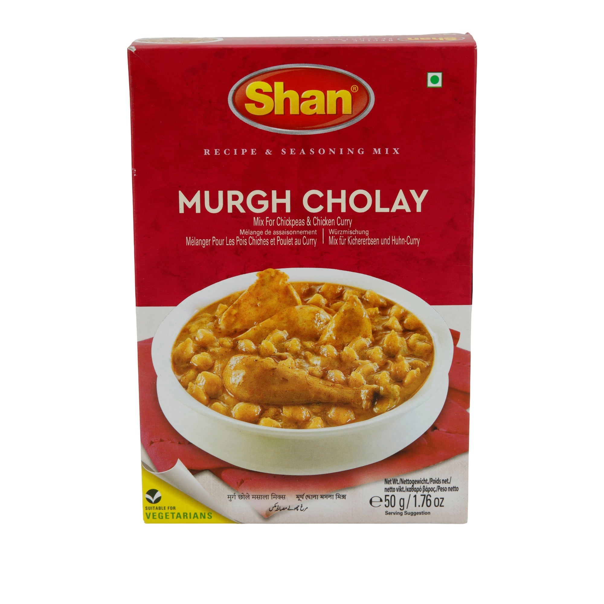 Gewürzmischung Shan | Murgh Cholay | Für Kichererbsen- und Hähnchen-Curry | 50g SHAN